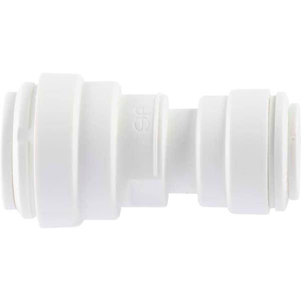 John Guest Reducing Union, 1/2 - 3/8 Tube Size, White, 10 PK PP201612W - main